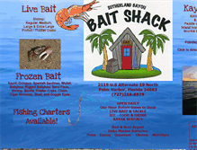 Tablet Screenshot of bayoubaitshack.com